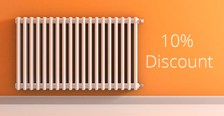 Beat the cold! 10% discount on your central heating service